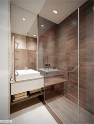 Bathroom in warm colors design photo