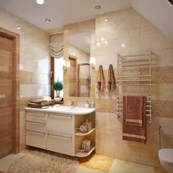 Bathroom in warm colors design photo