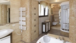 Bathroom in warm colors design photo
