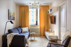 Bedroom Interior With Two Windows Khrushchev Photo