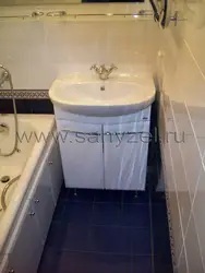 Брежневкадағы ванна бөлмесі суреті