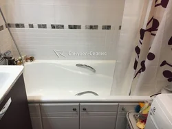 Брежневкадағы ванна бөлмесі суреті