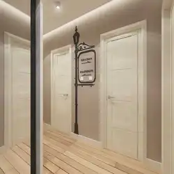 Daxili koridor daxili qapılar
