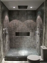Tropical shower bathroom design