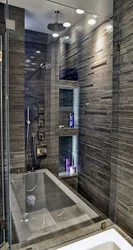 Tropical shower bathroom design