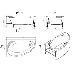 Dimensions Of Acrylic Bathroom Photo