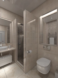 Bathroom with corner bath and shower design