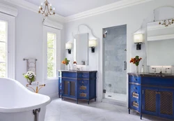 Mediterranean style bathroom design