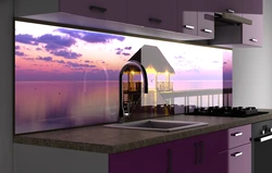 Photo printing on kitchen glass