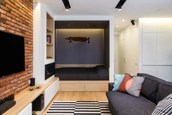 Apartment with a niche design project