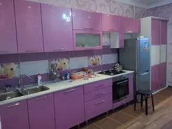 Какие обои подойдут к фиолетовой кухне фото