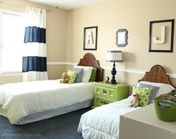 Photo of a bedroom with 2 beds