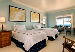 Photo of a bedroom with 2 beds