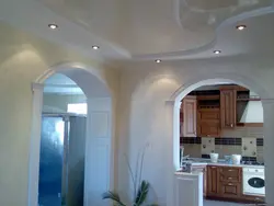 Kitchen design with plasterboard