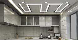 Kitchen design with plasterboard