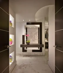 Full-Length Mirror In The Hallway In The Interior