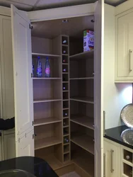 Угловой Шкаф На Кухне Фото В Интерьере