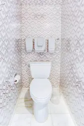 Toilet design in a small apartment with panels