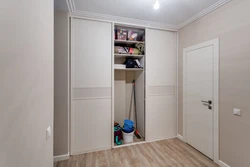 Built-In Wardrobe In A Niche In The Hallway Photo