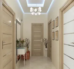 2 corridors in the apartment design