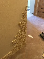 Decorative stone corner apartment photo