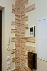 Decorative stone corner apartment photo