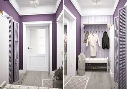 Lilac hallway photo