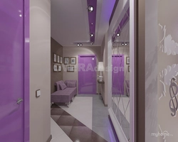 Lilac hallway photo