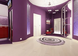 Lilac hallway photo