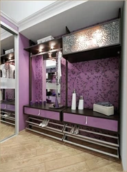 Lilac hallway photo