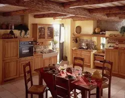 DIY rustic kitchen interior