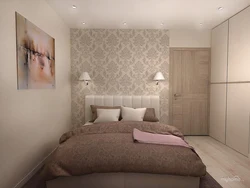 Corner bedroom design 12 sq m
