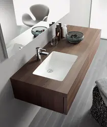 Vanna otağı dizaynı quraşdırılmış lavabo