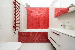 Bath in red design photo