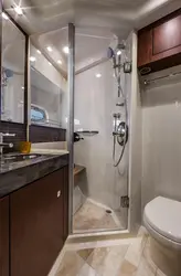 Photo of a bathroom with a shower cabin 5 sq.m.