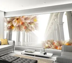 Қонақ Бөлмедегі Қабырғадағы 3D Фото Тұсқағаз