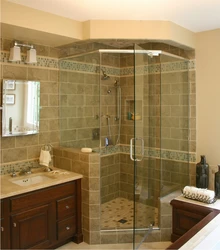 Bathroom Design With Corner Shower