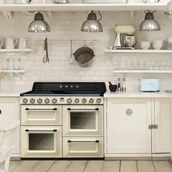 Kitchen with smeg appliances photo