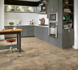 Quartz vinyl in the kitchen design