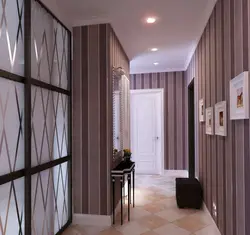 How To Glue A Hallway In An Apartment In A Modern Style Photo