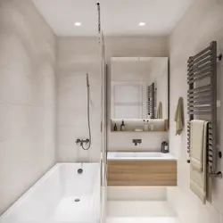 Bath design 2 sq m with shower