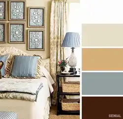 What Colors Goes With Beige In A Bedroom Interior?