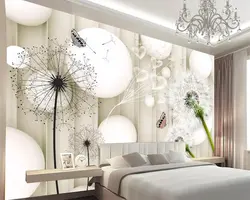 Wallpaper 3 D In The Bedroom Photo