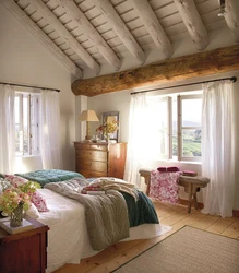 Country bedroom interior photo