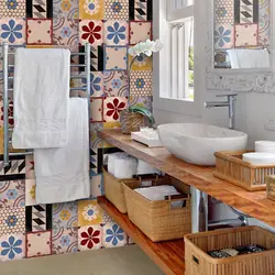 Patchwork bath interior