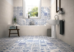 Patchwork bath interior