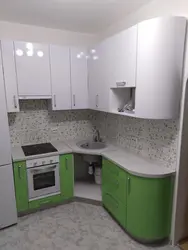 Угловой гарнитур для маленькой кухни 6 кв м фото