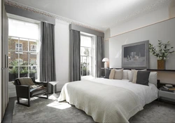 Bedroom Design With Two Windows On One Side