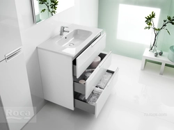 Modern bathroom cabinets photo