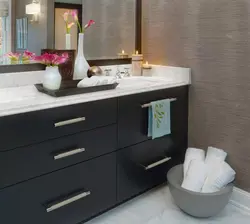 Modern bathroom cabinets photo